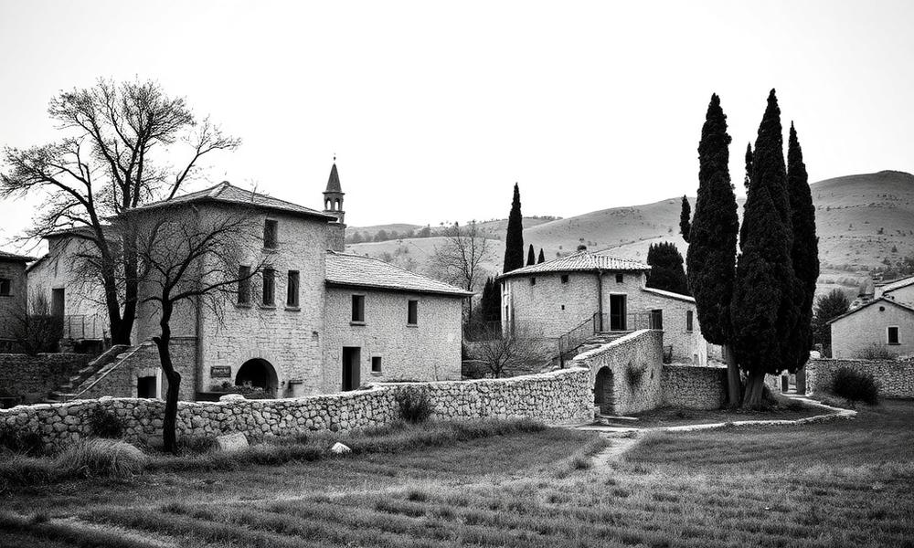 Traditional Kfar Chabad village architecture